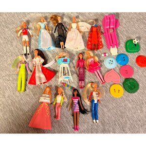 Mini Barbies Barbie Lot Fast Food McDonalds Prize Happy Meal Accessories